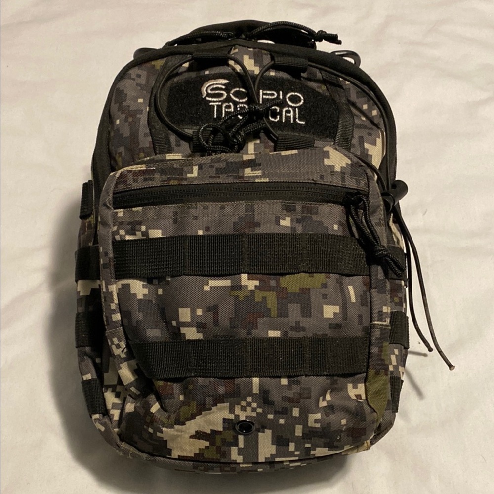Scipio Tactical Sling Bag ~ Camo